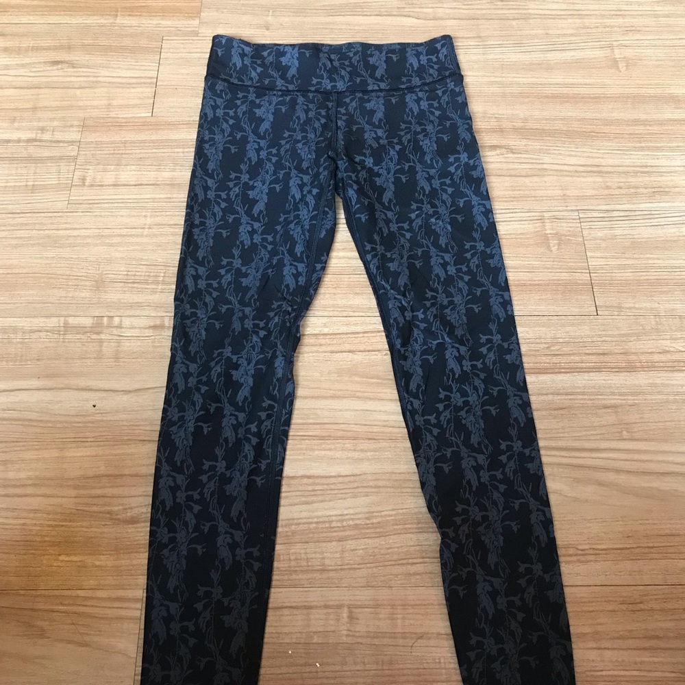 Fabletics Black Floral Leggings